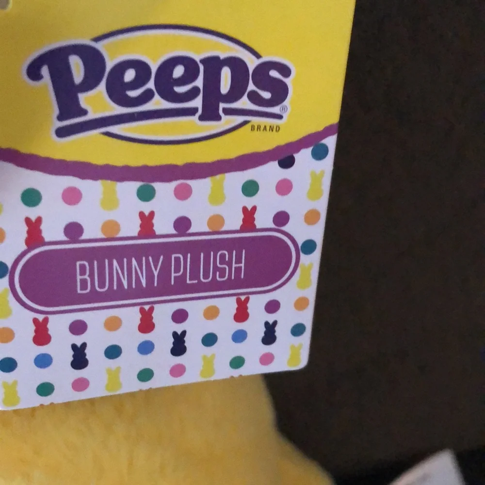 Yellow PEEPS Bunny Plush Pillow